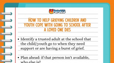 coping with grief at school image