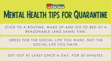 mental health tips for quarantine image