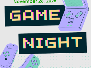 Pink Yellow and Black Pixelated Game Night Instagram Post